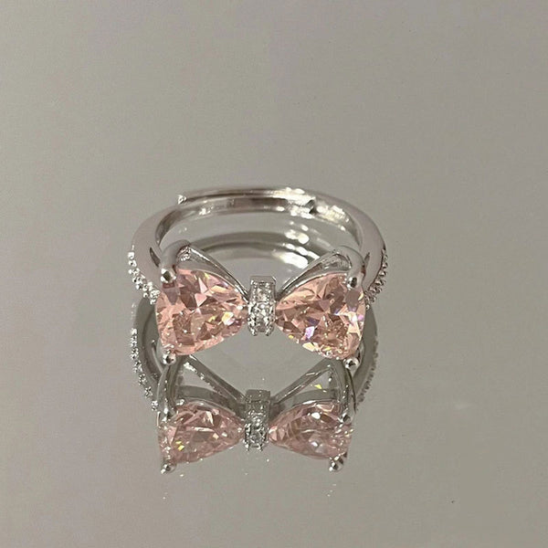 Pink Bow - Ring